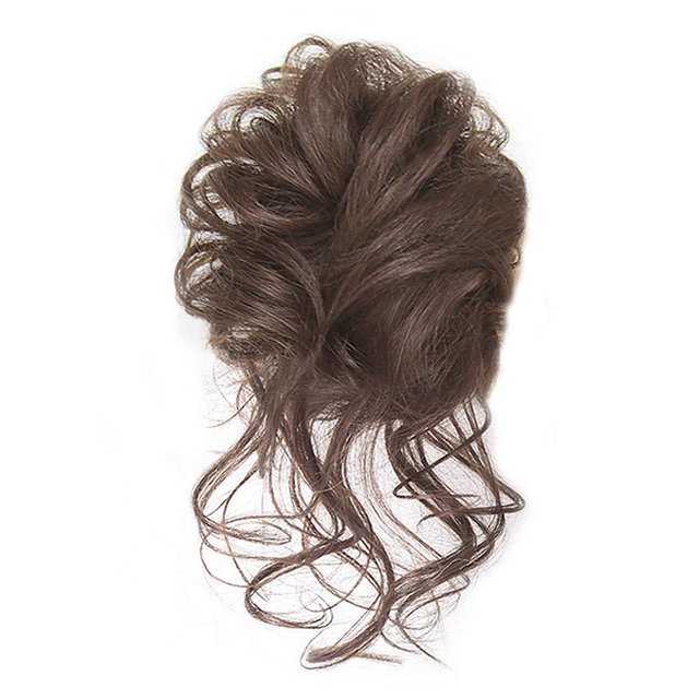 Pince à Cheveux Naturelle à Clipser dans un Chignon Décoiffé Pièce de Cheveux Extension Pince à Griffes Mariage Femmes