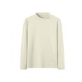 thumbnail image 3 of zbxnLI T-Shirts à Col Montant pour Hommes à Manches Longues, Chandails Décontractés à Enfiler, T-Shirts Doux Extensibles, Chandail de Base pour Hommes, 3 of 8