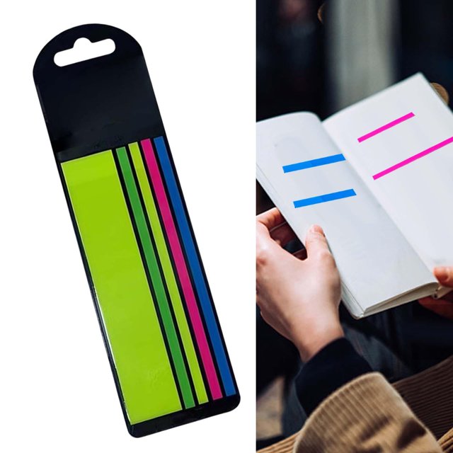Onglets Adhésifs Multicolores, Fournitures de Bureau, Étiquettes de Surlignage pour Marque-Pages, Drapeaux, Marqueurs de Page pour Annotation Lecture Notes Vert