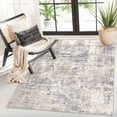 thumbnail image 3 of BERTHMEER 3'x5' Small Abstract Washable Area Rugs for Kitchen Bedroom Entryway Bathroom Rugs Non Slip Modern Dorm Office Contemporary Distressed Rugs Carpets Tapis, Beige, 3 of 4