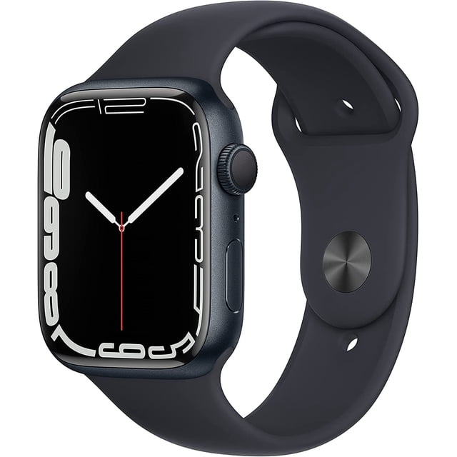 Restored Certified APPLE WATCH SERIES 7 GPS 45MM MIDNIGHT ALUMINUM CASE WITH MIDNIGHT BAND (Refurbished)