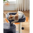thumbnail image 4 of FEANDREA Arbre à Chat Tour avec Poteaux à Griffer Recouverts de Sisal, Gris Fumé, 4 of 7