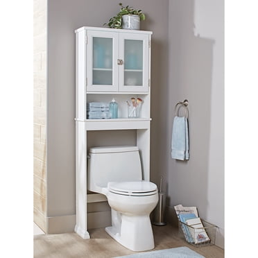 Better Homes & Gardens White over the Toilet Bathroom Space Saver