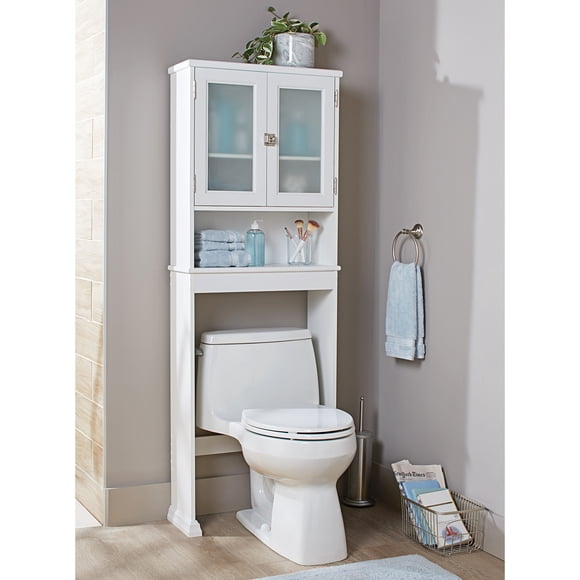 Better Homes & Gardens White over the Toilet Bathroom Space Saver