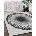 thumbnail image 3 of Ahgly Company Tapis d'Intérieur Lavable en Machine Carré Transitionnel Gris, 8 Pieds Carré, 3 of 7