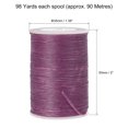 thumbnail image 2 of Unique Bargains Fil à Coudre en Cuir Ciré Violet en Polyester, 98 Yards, 2 of 5