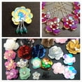 thumbnail image 4 of veasfak 15mm DIY Shell Loose Sequin Paillette Sewing Garment Embellishment Wedding Craft Green, 4 of 7