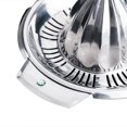 thumbnail image 3 of JilgTeok 2 Packs Stainless Steel Lemon Juicer with Bowl Container for Oranges Lemons Fruit Squeezer Hand Press Easy to Clean Durable Kitchen Tool for Fresh Juice, 3 of 8