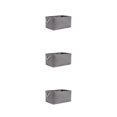 thumbnail image 4 of Maytalsory Sturdy Rope Handle Storage Bin Convenient And Reliable Storage Solution grey (31*21*13) 3Set, 4 of 6