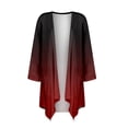 thumbnail image 3 of QUYUON Aubaines Cardigan pour Femmes Manches Longues Cardigans pour Femmes en Polyester Longs Cardigans Veste Cardigan pour Femmes Style Q-7871 Cardigan d'Automne Manteau d'Extérieur Manteau Rouge Melon D\'eau TTG, 3 of 4
