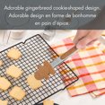 thumbnail image 4 of Holiday Time 10-Inch Tongs, Gingerbread Cookie Shaped, Brown, 4 of 9