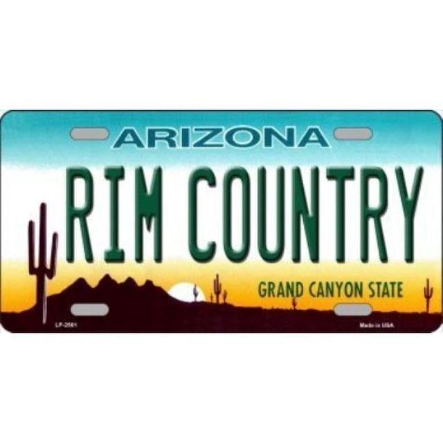 Rim Plaque d'Immatriculation en Métal Arizona