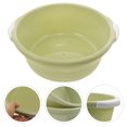 thumbnail image 4 of 2pcs Home Bathroom Wash Basin Plastic Wash Basin Home Foot Basin Household Simple Basin (Medium Size Green), 4 of 8