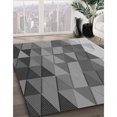 thumbnail image 3 of Ahgly Tapis Rectangulaire Lavable en Machine Intérieur Transitionnel Gris Foncé, 5 Pieds x 7 Pieds, 3 of 7