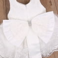thumbnail image 5 of 2 Pcs Robe pour Nouveau-Née Fille en Dentelle, Robe Tutu de Princesse, Robe de Fête d'Anniversaire et de Vacances + Bandeau, Ensembles 0-24 m, 5 of 5