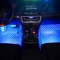 thumbnail image 4 of zanvin Interior Car LED Strip Lights, 4PCS Remote Control Car LED Lights, Waterproof Multicolor Music Sync Under Dash LED Lights For Car Interior (USB), 4 of 6