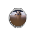 thumbnail image 1 of Dog Animal Room Floor Picture Hand Compact Mirror Round Portable Pocket Glass, 1 of 3