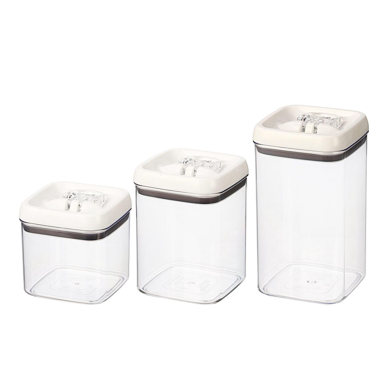 Better Homes & Gardens 3-Pack Flip-Tite Square Food Storage Container Set