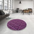 thumbnail image 4 of Ahgly Company Tapis Rectangulaire Lavable en Machine Intérieur Transitionnel Orchidée Violet, 2 Pieds x 4 Pieds, 4 of 7