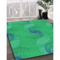 thumbnail image 3 of Ahgly Tapis Rectangulaire Lavable en Machine Intérieur Vert Printemps, 6 Pieds x 9 Pieds, 3 of 7