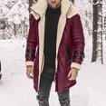 thumbnail image 1 of tumgatte Men's Fall/Winter Fashion Fleece Jacket Stretch Washed Top Jacket Clearance, 1 of 7