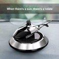 thumbnail image 4 of Solar Energy Rotating Helicopter Car Air Freshener, Long Lasting Fragrance Essential Oil Diffuser For Car , OdorGold, 4 of 8