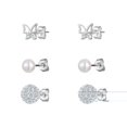 thumbnail image 1 of Luxury Designs set de 3 goujons en argent sterling, 1 of 5
