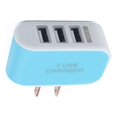thumbnail image 1 of Universal Candy Color 3 USB Multi-Port Wall adapter; USB Charger US Plug Wall Adapter Cube Block AC 110-220V 5V, 1 of 3
