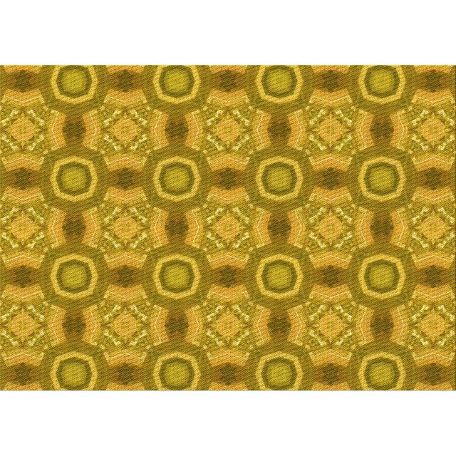 Ahgly Company Tapis d'Intérieur Lavables en Machine, Rectangle Transitionnel, Brun Bisque, 2' x 5'