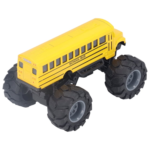 School Bus Model Toy, 1:43 Scale School Bus Pull Back Toy For Outdoor Play For 3 + Years Old Kids Yellow