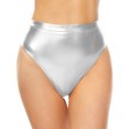 thumbnail image 2 of WILLBEST Shorts Métalliques Taille Haute pour Femmes Soirée Rave Clubwear Danse Hot Pants Soirée Mode, 2 of 6