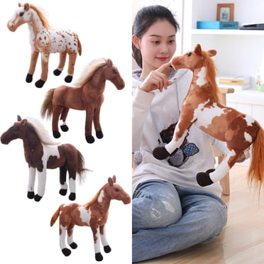 Riforla Simulation Horse Plush Toy 4 Styles Stuffed Animal Plush Toys Plush toy A