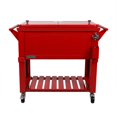 thumbnail image 1 of Permasteel Furniture Style Patio Cooler 80QT, 100 Cans - Red, 1 of 8
