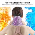 thumbnail image 4 of Hot Cold Gel Bead Ice Pack, Relieves Neck Discomfort, Adjustable Strap, Soft Plush Cover, Multi Situation Use, 4 of 8