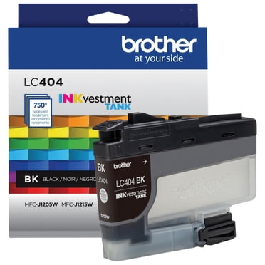 Brother LC404BKS Cartouche d'encre authentique noire à rendement standard INKvestment Tank