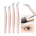 thumbnail image 1 of Eyelash Tweezers Stainless Steel 3D Accurate Clip Lash Extensions Supplies Tool Efficient Eyelashes Tweezers for Precise Application, 1 of 8