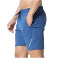 thumbnail image 1 of Diufon Men's Athletic Shorts Drawstring Waisted Outdoor Sport Shorts Spring Summer Hiking Shorts with Pockets, 1 of 3