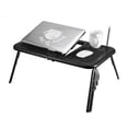 thumbnail image 3 of Ccdes Adjustable Portable Folding Table Bed Desk Stand For Computer Laptop Notebook PC(Black),Laptop Folding Desk,Notebook Cool Fan Desk, 3 of 8