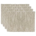 thumbnail image 1 of Fabstyles Shadows Cotton Placemats Set of 4 Machine Washable Thick Rustic Cloth Table Mats Perfect for The Kitchen, Dining, Coffee, Patio, Outdoor Tables, 1 of 3