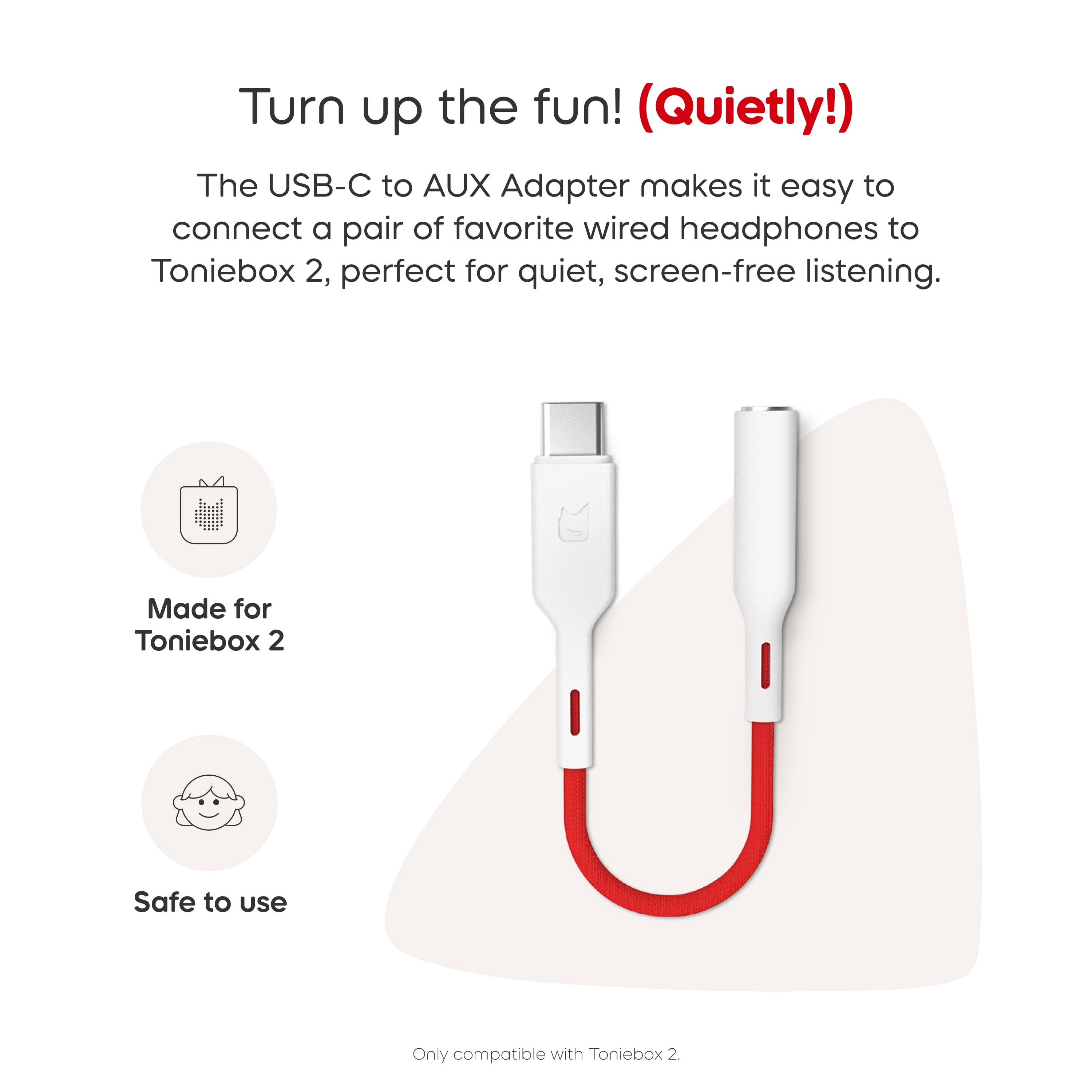 tonies USB-C to AUX Adapter