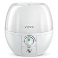 thumbnail image 1 of Vicks VUL500C 3-in-1 SleepyTime Ultrasonic Humidifier Diffuser Night-Light, Small Humidifier for Baby, Bedroom, Office Desk, with Variable Output Control, Scent Pad Slots, 1 of 9