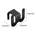 thumbnail image 3 of TopLLC Closet Organizers and Storage, Bathroom Slipper Rack Bathroom Hanging Slide Rack Slipper Hanging Rack Slipper Shoe Rack Wall Mounted Shoe Rack Shoe Perforated Shoe slipper rack, 3 of 6
