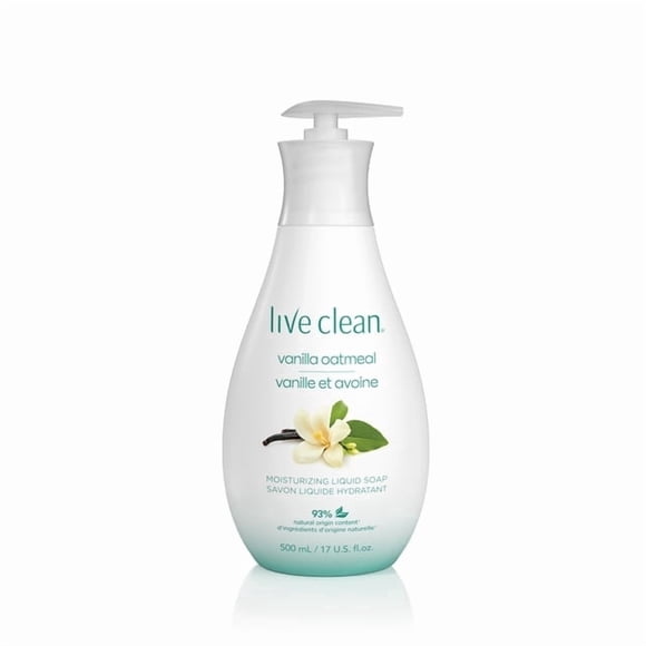 Live Clean Savon Liquide Apaisant pour les Mains à la Vanille et à l'Avoine