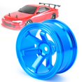 thumbnail image 3 of Hilitand RC Car Wheel Hub, RC Car Wheel Rim, Aluminium Alloy For RC Model Vehicles RC Truck RC Model Car 1/10 Flat Running Drift RC Car, 3 of 8