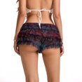 thumbnail image 2 of Gupgi Women Lace Bloomers Ruffle Shorts Sweet Layered Pettipants Elastic Short Pants, 2 of 8