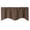 Brown, variant on Extra Wide Short Valance Curtains for Kitchen Bathroom Living Room - Microfiber Polyester Window Treatment with Bright Colors and Smooth Draping