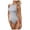 Grey, variant on Aqestyerly Women's Sexy Splicing Swimsuit,One-piece Casual Beachwear Bathing Suit for Women HWRETIE
