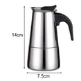 thumbnail image 2 of 2/4/6/9 Cups Moka Pot Coffee Maker,Stainless Steel Moka Pot Maker Coffee Cookers, 2 of 7