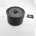 thumbnail image 2 of CTIRCHIU 1 Ensemble Équipement de Cuisine de Camp Alliage d'Aluminium Noir pour Sorties Amusantes, 2 of 8