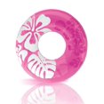 thumbnail image 3 of Intex Colorful Transparent Inflatable Swimming Pool Tube Raft (6 Pack) | 59251EP, 3 of 5